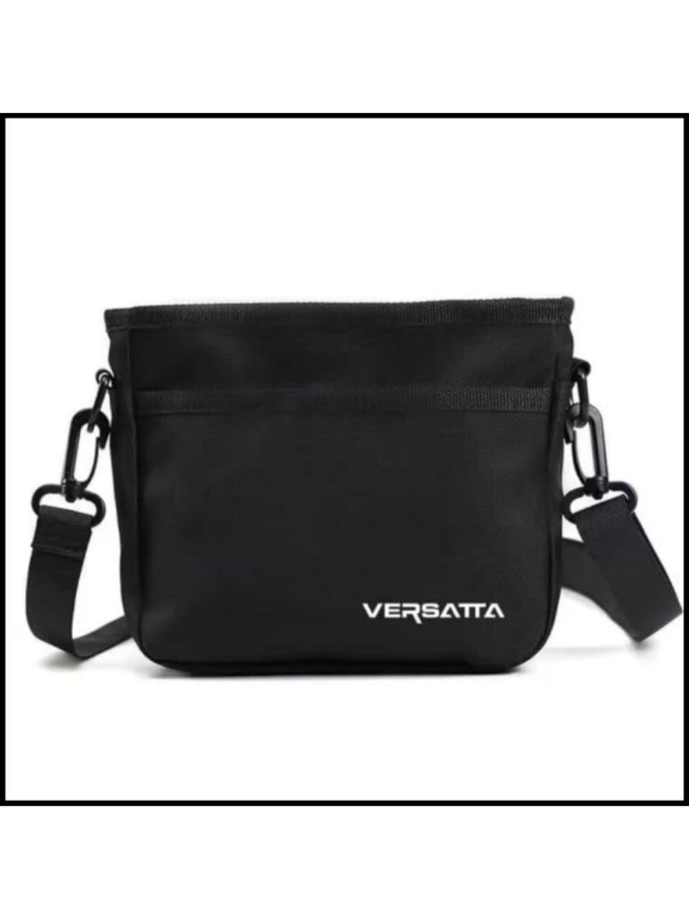 Small Water Resistant RFID Blocking Crossbody Bag Unisex Adjustable Strap - Picture 1 of 6